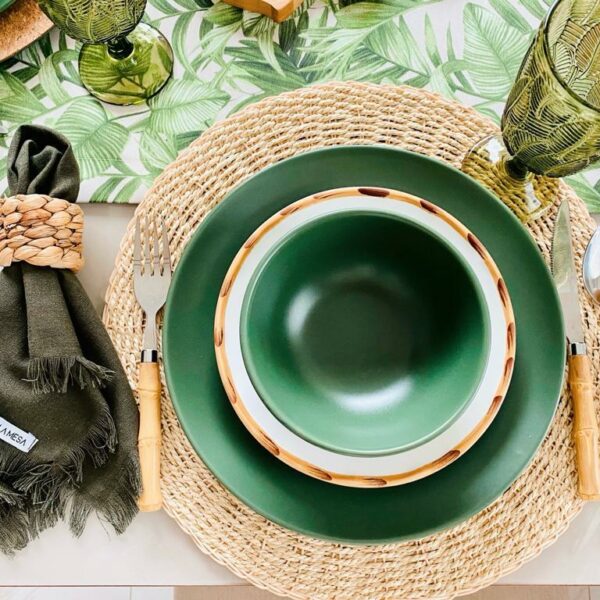 Prato Raso Color Home Folha