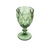 Taça de Água Vidro Diamond Verde