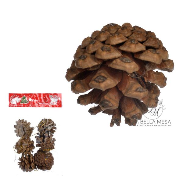 Kit Natal Pinha Natural 5cm – 06 unidades