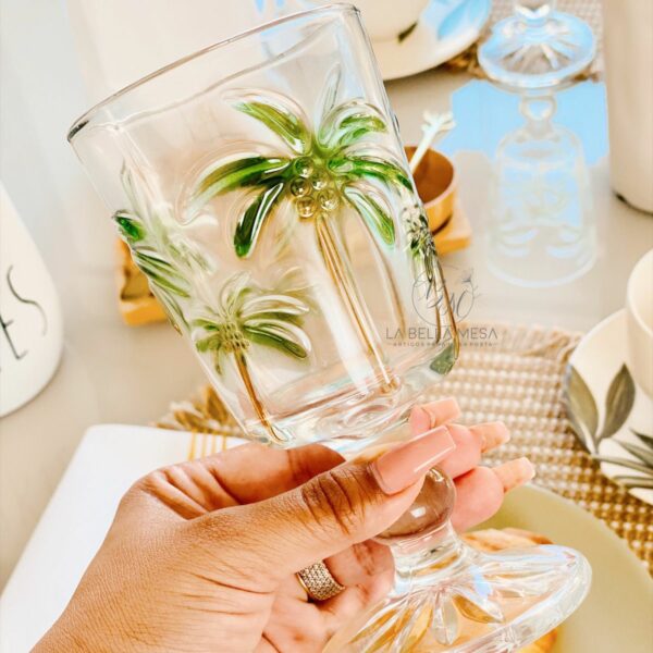 Taça Vidro Palm Tree – 310 mL