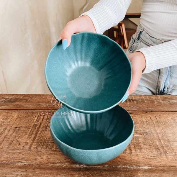 Bowl Cerâmica Verde Organic Matte – G