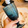 taca de agua vitrum azul