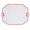Jogo Americano Bordado Detalhes de Amor