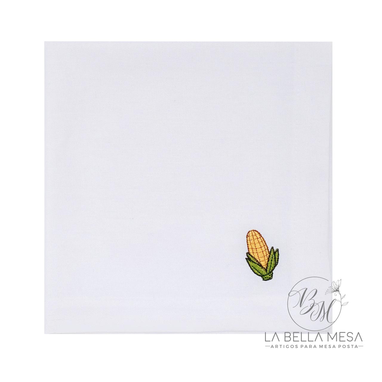 Guardanapo Linho São João Milho - 40x40 cm