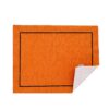 Kit 04 Pçs Jogo Americano Oriental Orange Impermeável - Imagem 6
