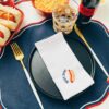 guardanapo linho branco classic hot dog