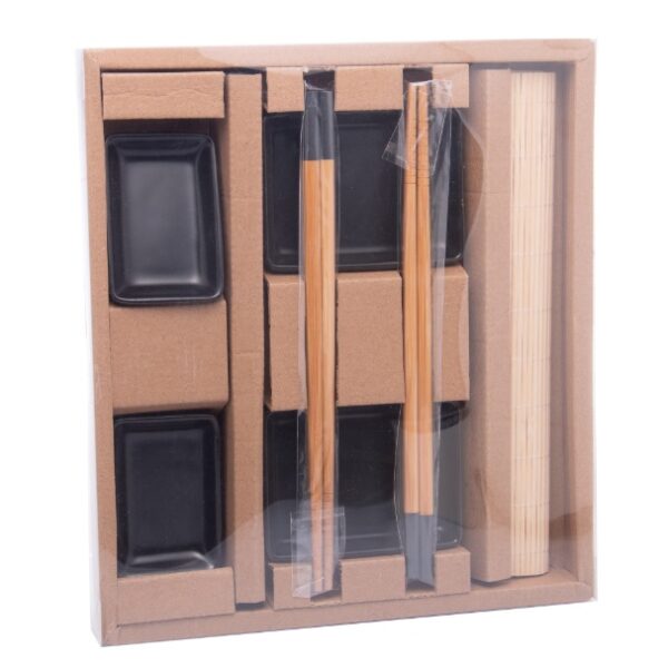 Kit Oriental Sushi Preto - 07 Pçs - Imagem 5