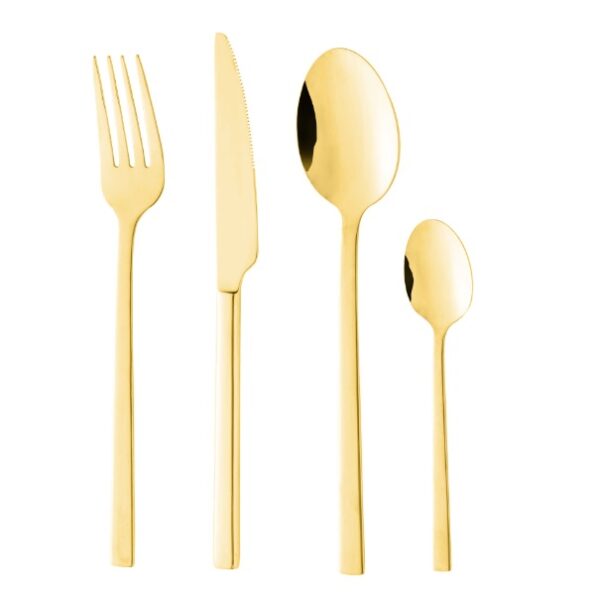 Faqueiro Firenze 24 Pçs Dourado