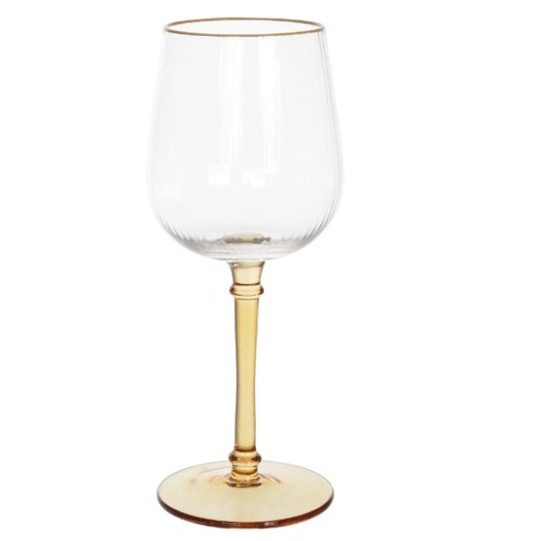 Taça Luminère Âmbar Dourado 430 mL