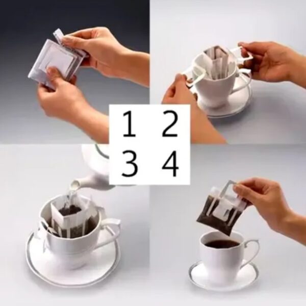 Kit 50 Pçs Filtro de Papel para Café - Dose Única - Image 3