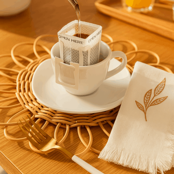 Kit 50 Pçs Filtro de Papel para Café – Dose Única