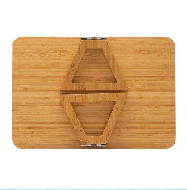 Bandeja Retangular Bambu Dobrável 33cm - Image 2