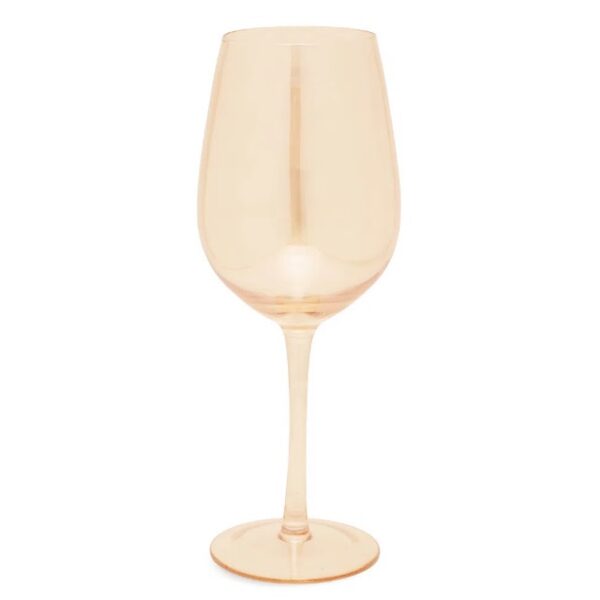 Taça de Vinho Gourmet Âmbar Metalizado 600ml