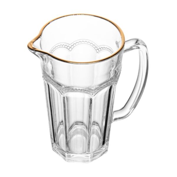 Jarra de Vidro Belle Dourado 750mL