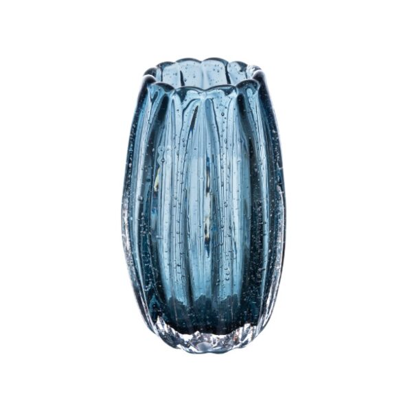 Vaso Vidro Venezia Azul