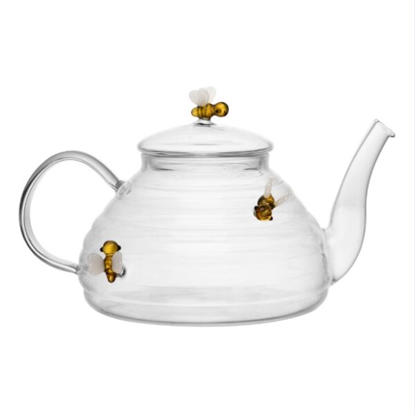 Chaleira Lovely Bee em vidro Borossilicato 650mL