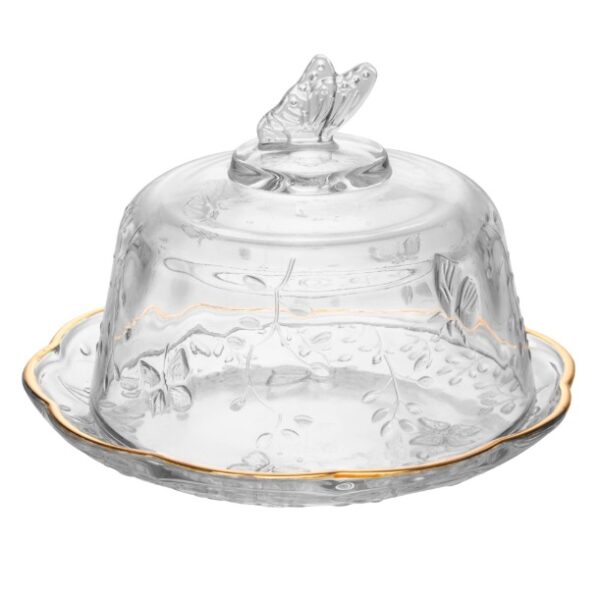 Queijeira New Butterfly Fio Ouro