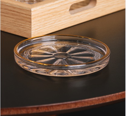 Prato Decorativo Belle Dourado 11 cm