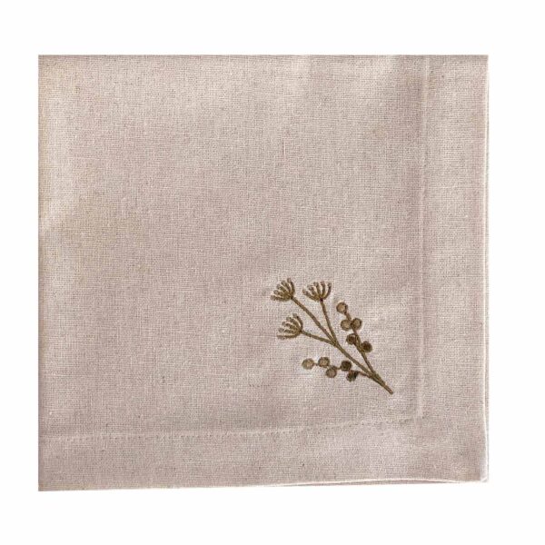 Guardanapo Linho Floralis Funcho 40×40 cm