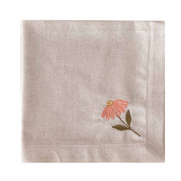 Guardanapo Linho Floralis Echinacea 40×40 cm