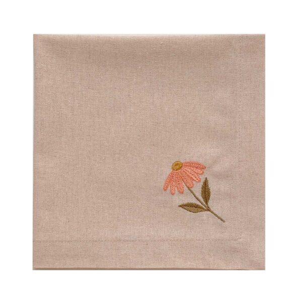 Guardanapo Linho Floralis Echinacea 40×40 cm